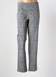 Pantalon drept elasticitate mărime normală albastru LAUREN VIDAL femme