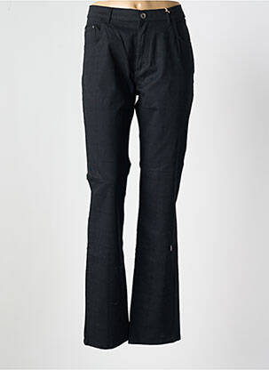 Pantalon slim țesătură poplin mărime normală negru IMPAQT femeie