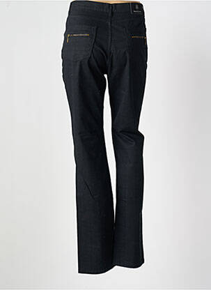 Pantalon slim țesătură poplin mărime normală negru IMPAQT femeie