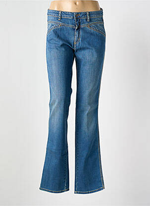 Blugi cu croială evazată albastru ONE STEP femeie