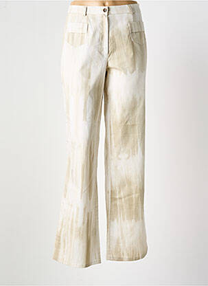 Pantalon larg bej ROSA ROSAM femeie