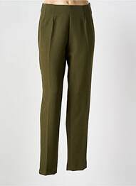 Pantalon slim elasticitate talie înaltă verde COCO MENTHE femme