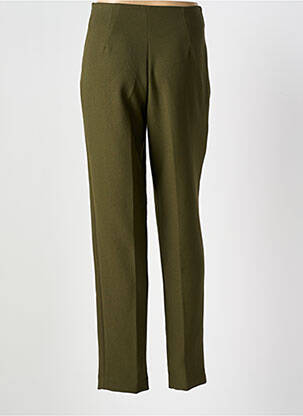 Pantalon slim elasticitate talie înaltă verde COCO MENTHE femeie