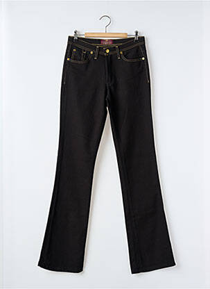 Blugi bootcut talie înaltă talie înaltă negru VERTIGO femeie