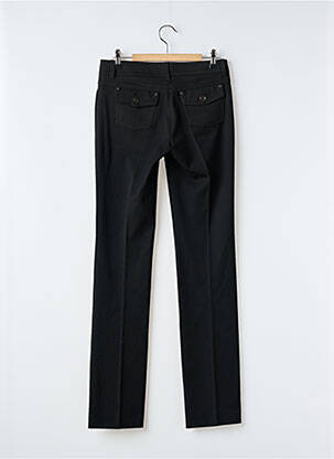 Pantalon slim elasticitate mărime normală negru CRYSTAL WORLD femeie