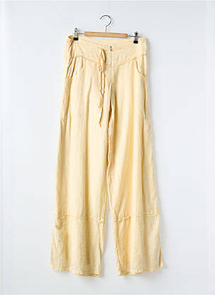 Pantalon larg bej BANDE ORIGINALE femeie
