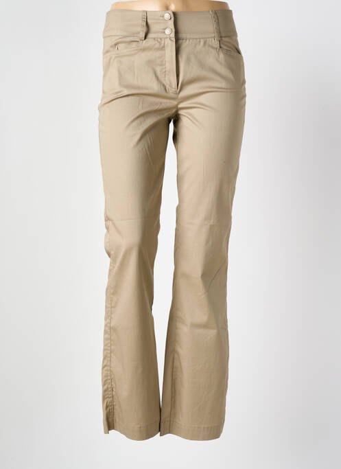 Pantalon evazat maro POUSSIERE D'ETOLE femeie