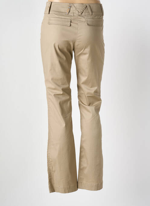 Pantalon evazat maro POUSSIERE D'ETOLE femeie