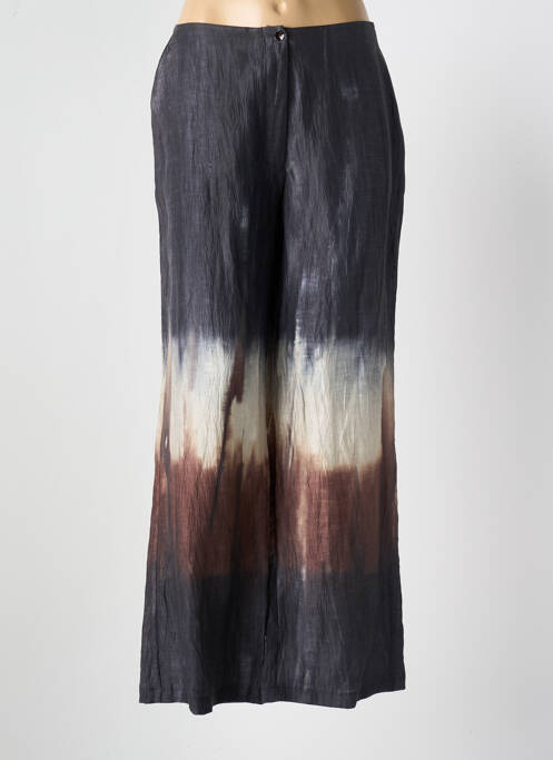 Pantalon larg gri LAUREN VIDAL femeie