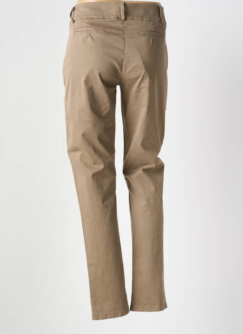 Pantalon chino maro LA FEE MARABOUTEE femeie