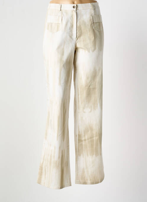 Pantalon larg bej ROSA ROSAM femeie