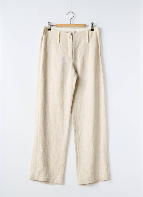 Pantalon drept bej COCO MENTHE femeie