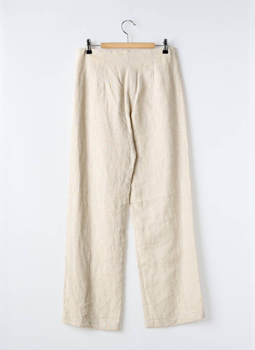 Pantalon drept bej COCO MENTHE femeie