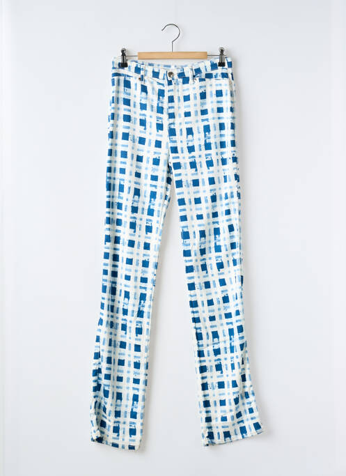 Pantalon slim elasticitate mărime normală albastru VERTIGO femme