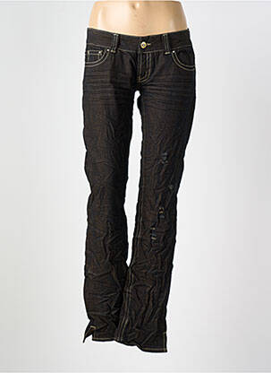 Blugi cu croială slim negru E&L femeie