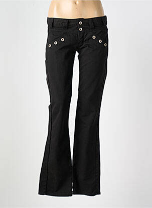 Blugi cu croială evazată negru E&L femeie