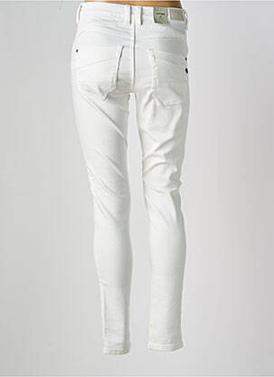 Blugi skinny elasticitate talie joasă alb CREAM femeie