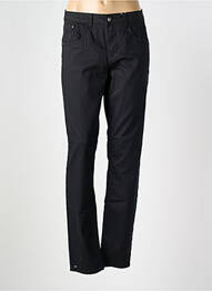 Pantalon slim țesătură poplin mărime normală negru CREAM femme