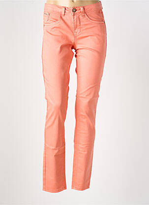 Blugi cu croială slim portocaliu CREAM femeie