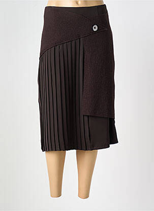 Fustă midi maro LA FEE MARABOUTEE femeie