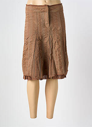 Fustă midi maro AP femeie