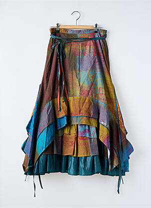 Fustă lungă albastru BAI AMOUR femeie