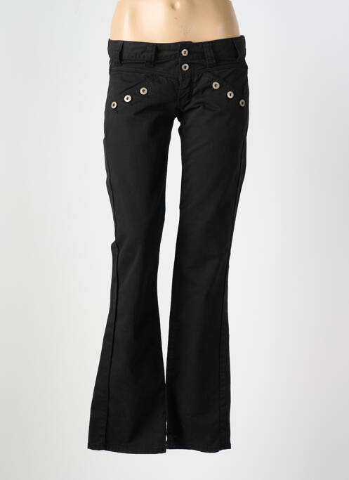 Blugi cu croială evazată negru E&L femeie