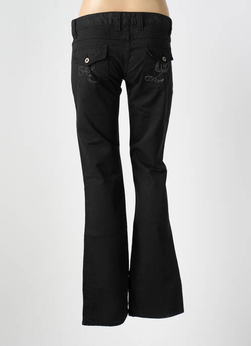 Blugi cu croială evazată negru E&L femeie