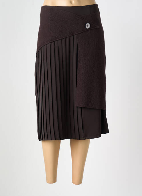 Fustă midi maro LA FEE MARABOUTEE femeie