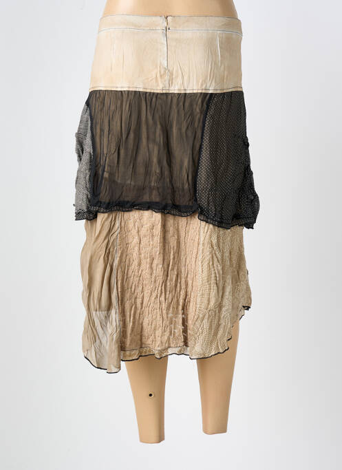 Fustă midi bej ELISA CAVALETTI femeie