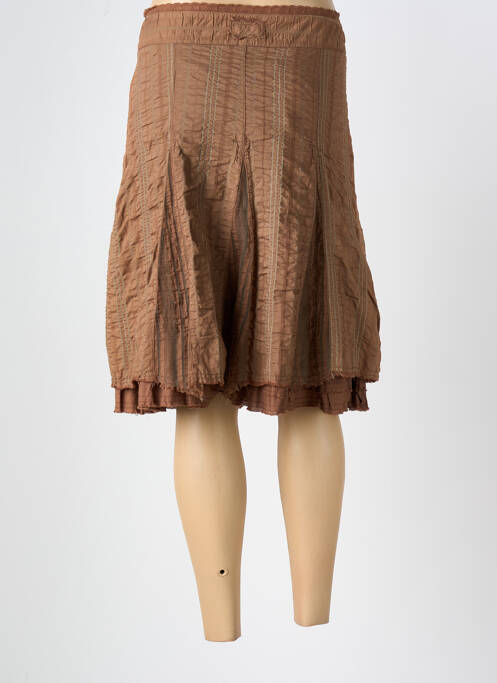 Fustă midi maro AP femeie