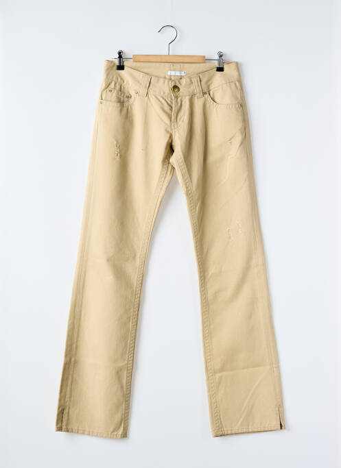 Blugi cu croială dreaptă bej E&L femeie