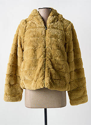 Palton scurt galben TRUSSARDI JEANS femeie