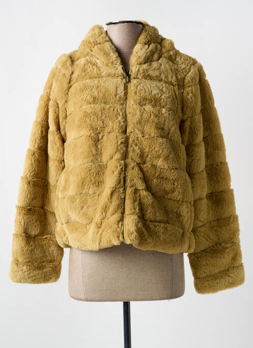 Palton scurt galben TRUSSARDI JEANS femeie