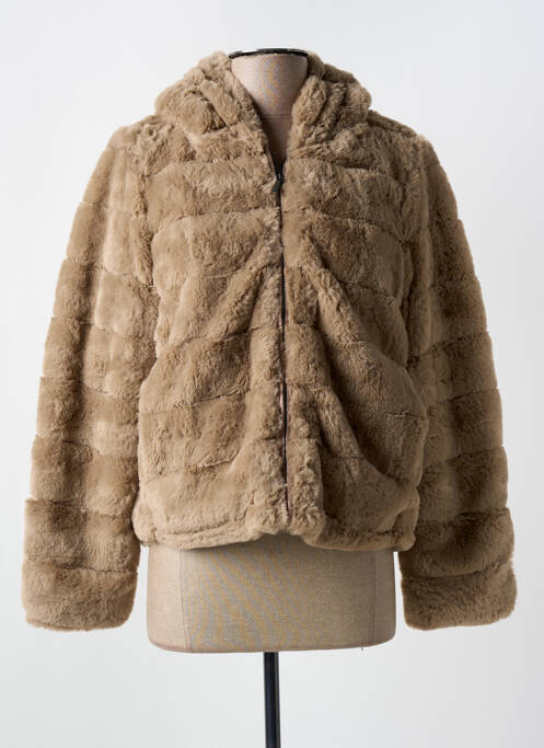 Palton scurt bej TRUSSARDI JEANS femeie