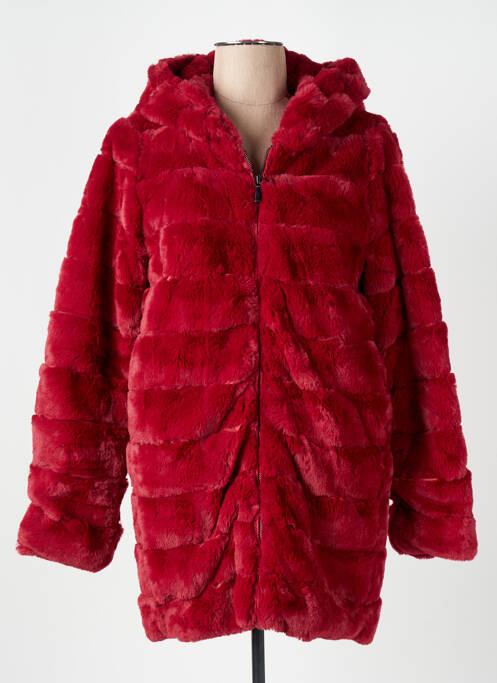 Palton scurt glugă cu glugă roșu TRUSSARDI JEANS femme