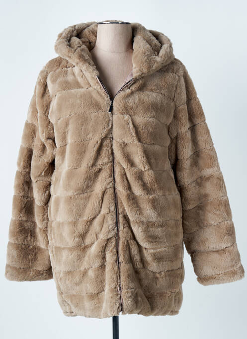 Palton scurt bej TRUSSARDI JEANS femeie