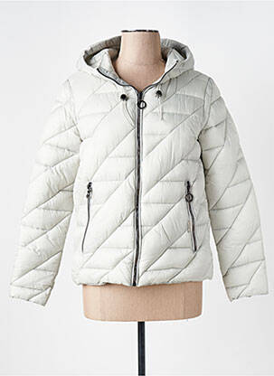 Geacă matlasată gri deschis TRUSSARDI JEANS femeie