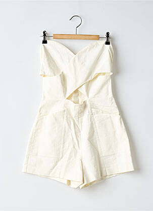 Salopetă scurtă alb H&M femeie