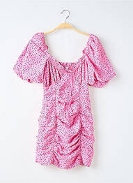 Rochie scurtă mâneci scurte mâneci scurte roz LOAVIES femme