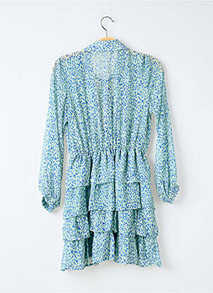 Rochie scurtă mâneci lungi mâneci lungi verde ZARA femeie