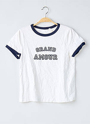 Tricou alb GRACE & MILA femeie