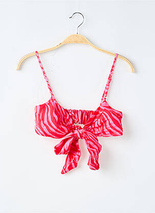 Top croială cambrată fără mâneci roz H&M femeie