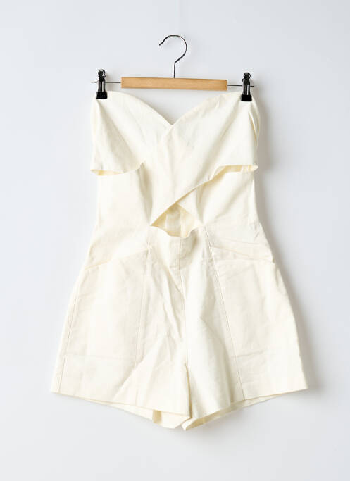 Salopetă scurtă alb H&M femeie