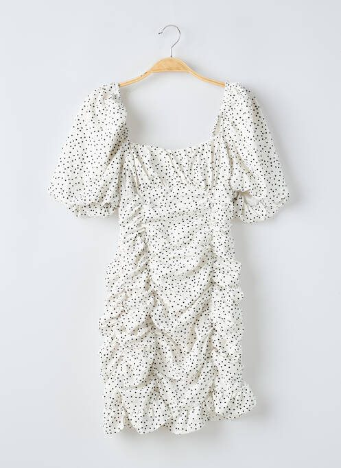 Rochie scurtă alb LOAVIES femeie