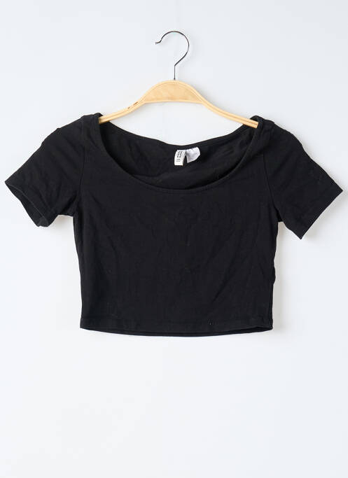 Tricou negru DIVIDED H&M femeie