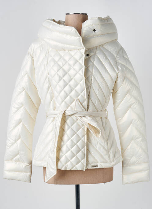 Geacă matlasată alb TRUSSARDI JEANS femeie