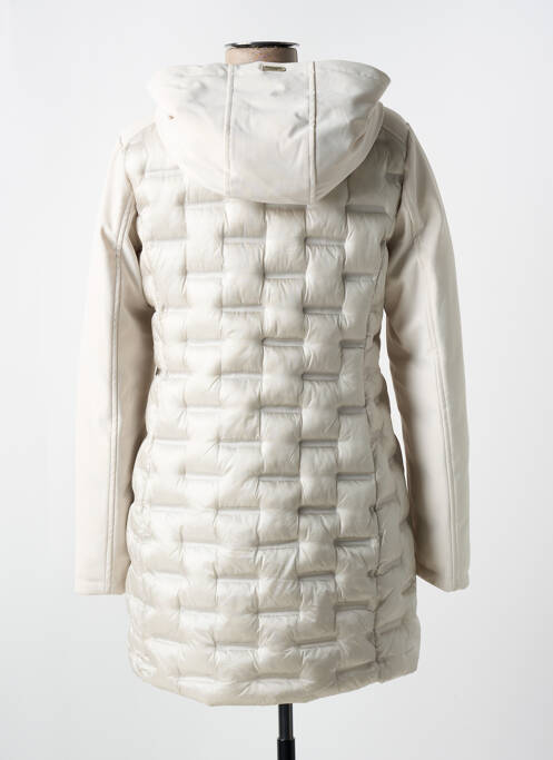 Geacă matlasată buzunare cu glugă gri TRUSSARDI JEANS femme