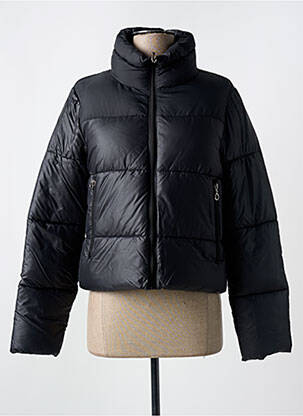 Geacă matlasată mâneci lungi fără glugă negru TRUSSARDI JEANS femeie