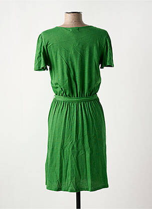 Rochie midi mâneci scurte mâneci scurte verde DES PETITS HAUTS femeie
